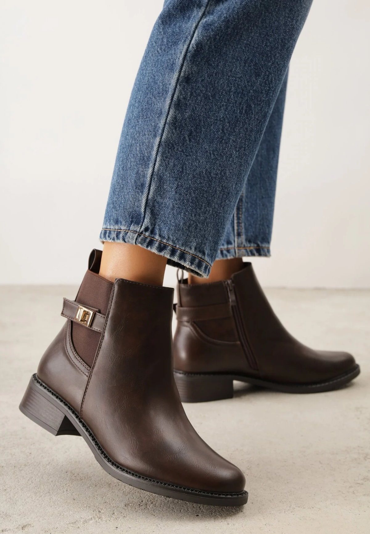 BOTTINES A TALON BLOC