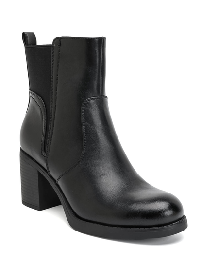 BOTTINES A TALON MOYEN