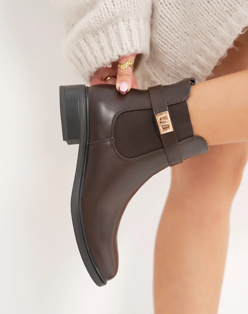 BOTTINES A TALON BLOC
