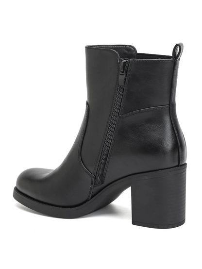 BOTTINES A TALON MOYEN