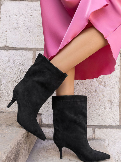 BOTTINES CHAUSSETTES DAIM
