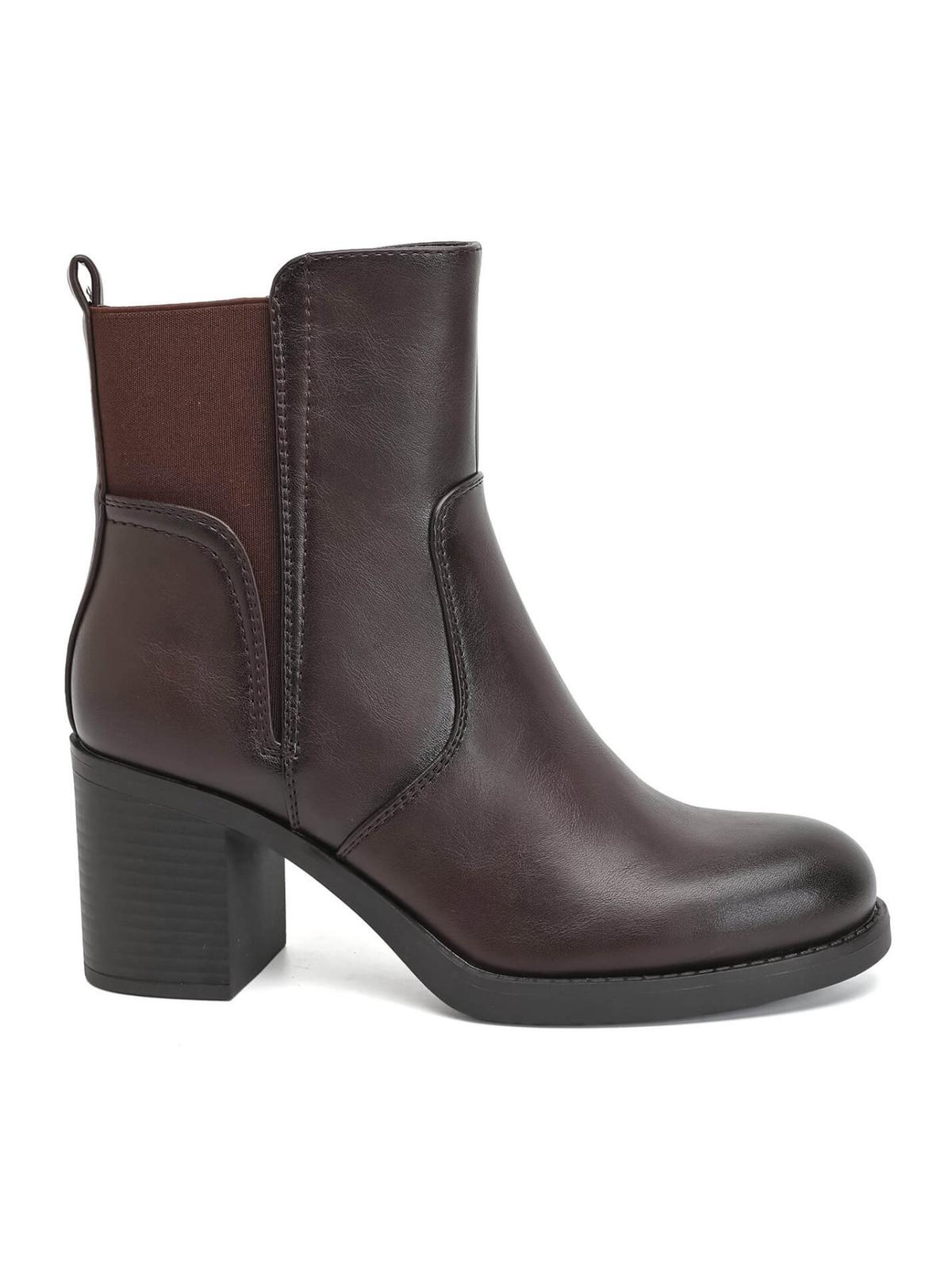 BOTTINES A TALON MOYEN